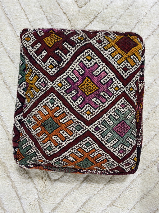 Puf bereber (100% hecho a mano)