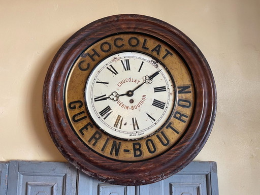 Wall clock Guerin Boutron Chocolate French Clock