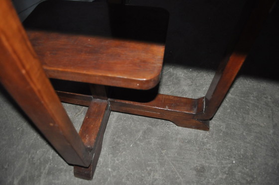 Tavolino da Caffè Ungherese in Legno Art Déco, Anni '30 – Libri d'arte, Art Deco (photo 3 of 5)