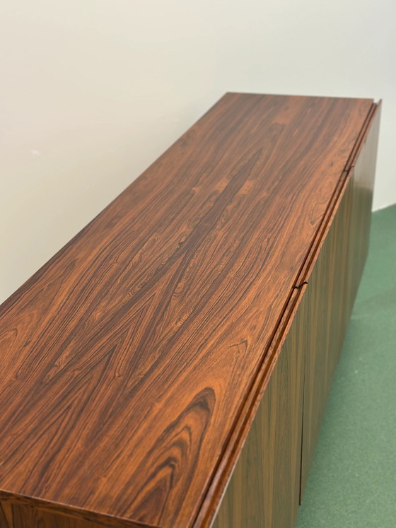 Rosewood Sideboard, Germany, 1960s, Chrome, Mid Century Modern (photo 9 of 10)