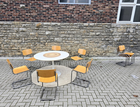 Image 1 of Thonet S 43 stoelen, Bauhaus-stijl, Mid-Century Modern, jaren 60, 70, 50, 30, Vintage