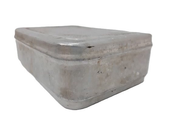 Image 1 of "Brotbüchse" in alluminio d'epoca, scatola per il pane