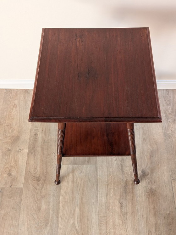 Image 1 of Table d'appoint/table basse de style Arts & Crafts antique par William Birch (vers 1900)