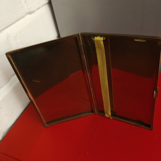 Vintage Faux Tortoiseshell Cigarette Case – Art Deco Style – 15 × 9 Cm – Gifts, Other (photo 2 of 7)