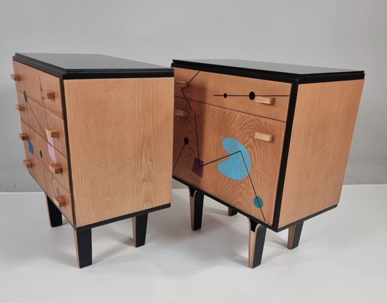 Image 1 of Comodini, anni '70, set di 2