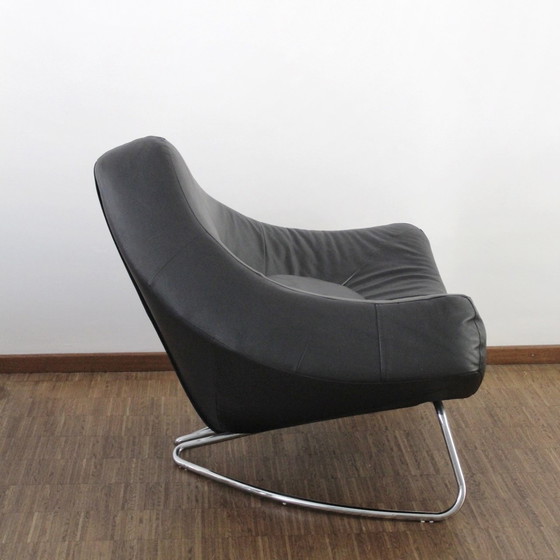 Image 1 of Originale vintage Paul Falkenberg "Chili" - Pelle nera