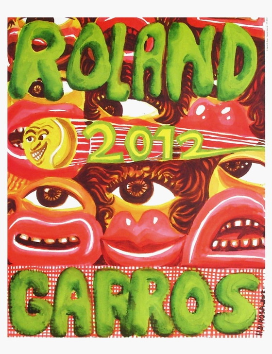 Image 1 of Official Roland-Garros 2012 posters - Hervé Di Rosa poster 2012