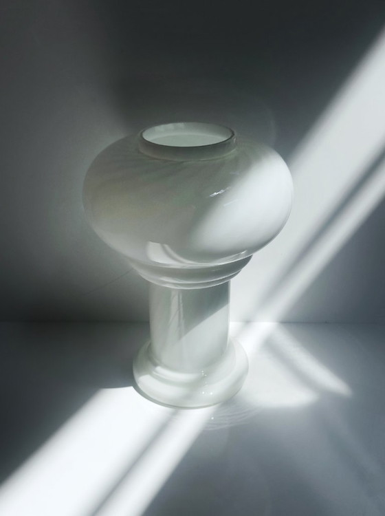Image 1 of Vintage Italian table lamp Mushroom Fungo Swirl Barovier & Toso Venini Vignelli Peill Putzler 1960s 1970s