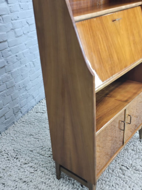 Image 1 of Mobiletto da scrittura laccato lucido dal design vintage, anni '60