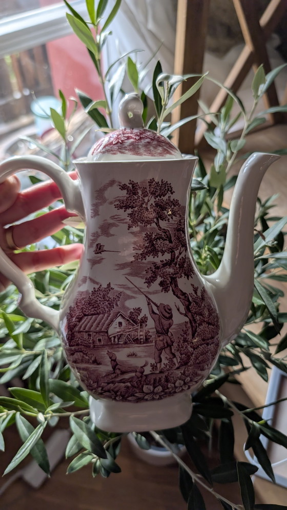 Image 1 of Vintage "The Hunter" teapot by Myott
Made in England