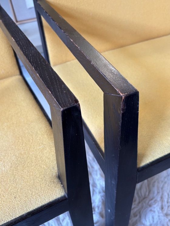 Image 1 of 2 gele stoelen jaren 80 design