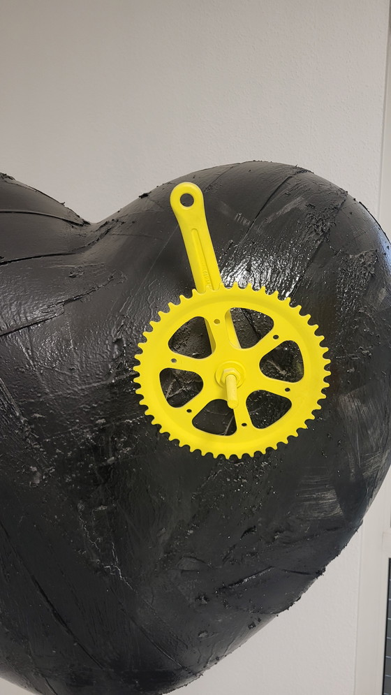 Image 1 of Scultura a forma di cuore XXL in stile Pop Art – 1 di 50 esemplari in tutto il mondo – Arte benefica