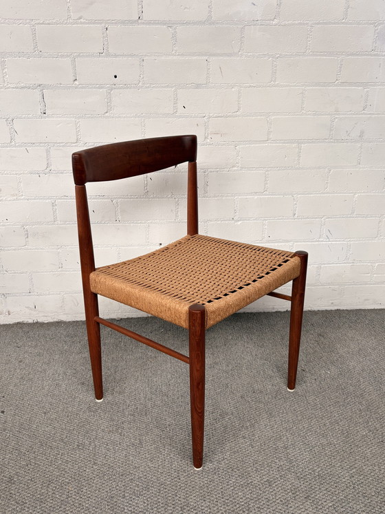 Image 1 of Bramin, table de design danois avec rallonge et 4 chaises