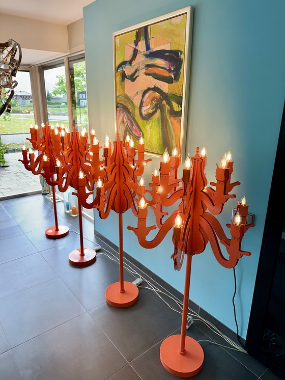Image 1 of Brand van Egmond Night Watch floor lamp Hermès Orange