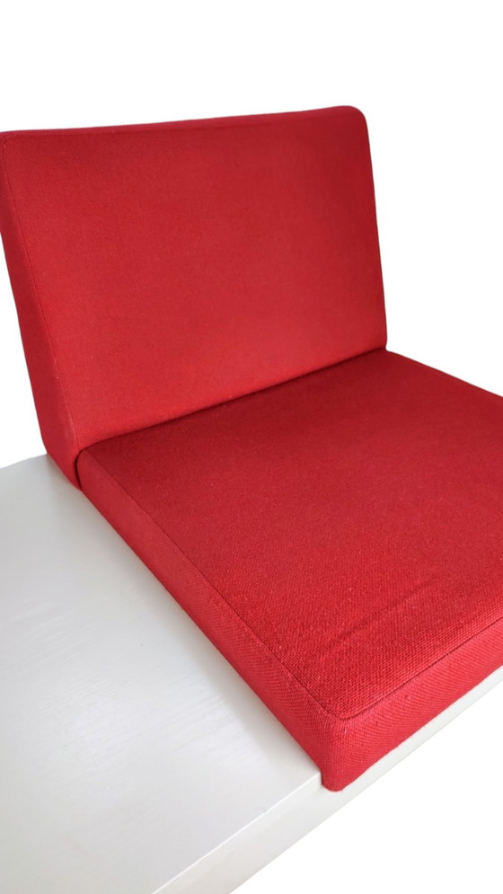 Image 1 of Mid - Century Single Sofa With Table 1970s