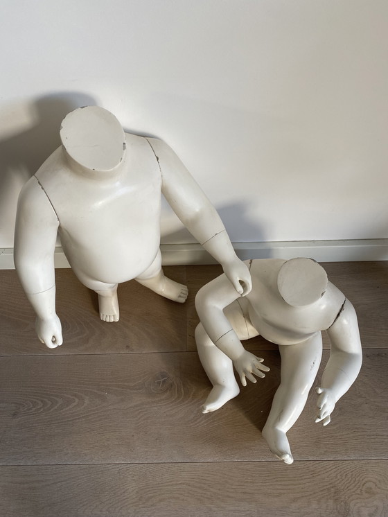 Image 1 of Manichini per bambini - set - decorazione - vintage