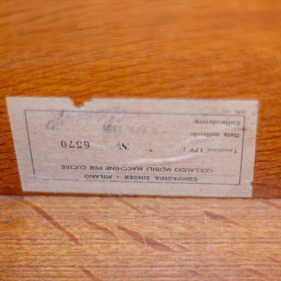 Image 1 of 1x 1960s Singer Console Table