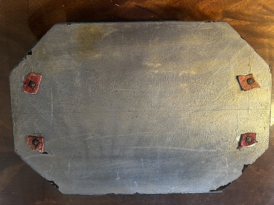 Image 1 of Art Deco Tablett mit abgeschrägtem Spiegel, ca. 1920–1930