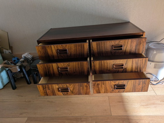 Vintage palissander hout dressoir jaren 60/70 – Ladekasten (photo 5 of 9)