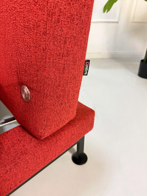 Image 1 of Brühl Moule Small Sofa Stoff Rot Ausstellungsstück