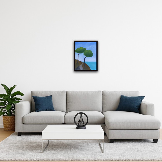 Image 1 of Olieverf op doek, 42x30 cm.