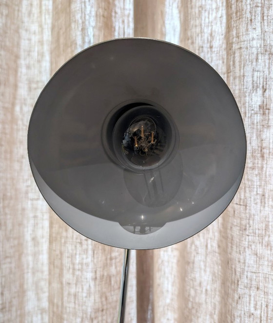Lampe de bureau industrielle vintage, Italie 1960, Métal, Vert (photo 7 sur 8)