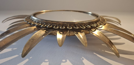 Image 1 of Specchio solare 35cm Deknudt vetro convesso 14cm 1970. Dimensioni rare