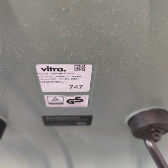 Image 1 of Vitra Eames DAR Chair - Sea Foam Green with Black Base