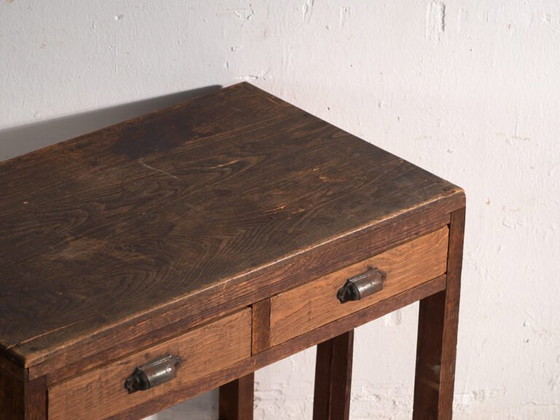 Antiker japanischer Konsolentisch aus Holz – Japan, circa 1930 – Schreibtisch, Iron (photo 13 of 40)