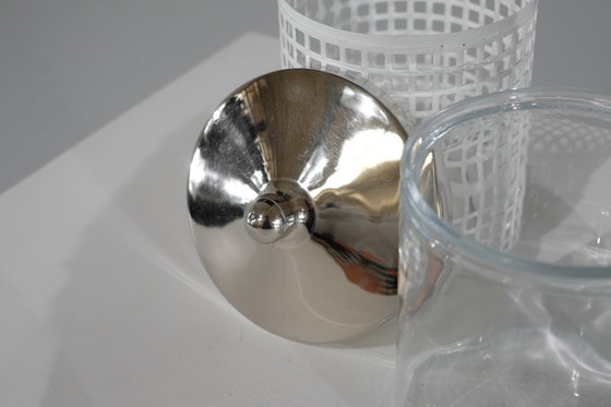 Image 1 of Sucrier De Josef Hoffmann Pour Bieffeplast, Italie, Années 1980