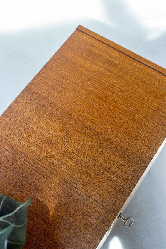 Vintage ladekast, dressoir, laag dressoir, midden 20e eeuw, jaren 60 – Ladekasten, Wood (photo 8 of 10)