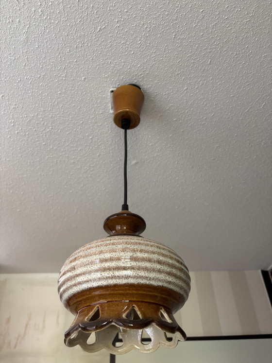 Vintage Ceramic Pendant lamp | 60s/70s | Scandinavian Style (photo 2 of 2)