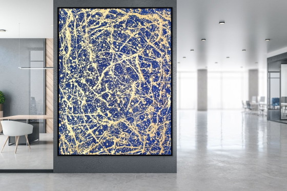 Jürgen Angeler - Golden Star Constellation – Peintures et dessins, Toile (photo 5 of 14)