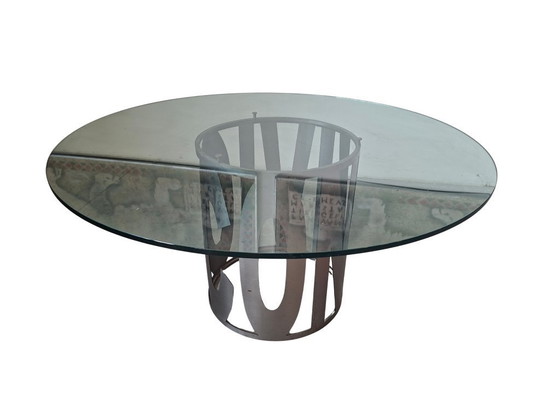 Image 1 of Tischdesign der 1980er Jahre: Robustheit und Transparenz