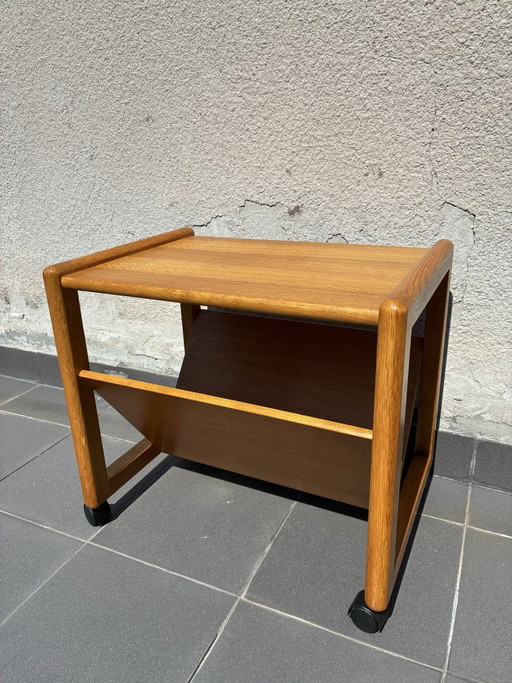 Aksel Kjersgaard for Odder bijzettafel met tijdschriftenrek, jaren 60