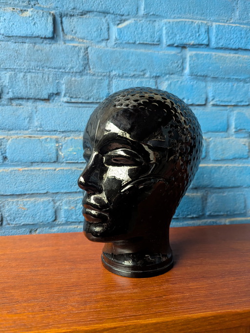 Vintage-Glasmannequinkopf