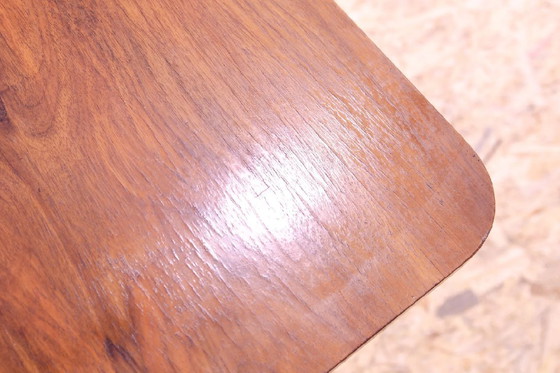 Image 1 of Table de salle à manger réglable en noyer, années 1930, Tchécoslovaquie