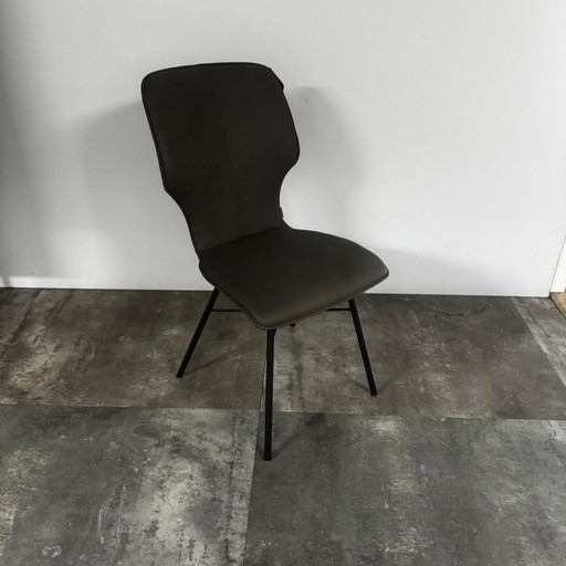 Set Nevio da 4 – Bert Plantagie, eetkamerstoelen, Plastic, Textile
