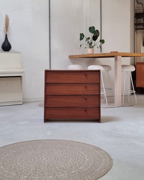 Image 1 of Mid Century schoenenkast