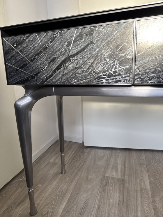 Image 1 of Designer Marble Console Table