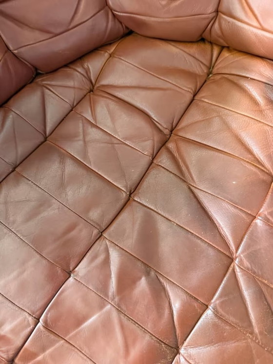 Image 1 of De Sede DS 11 Leather Sofa Couch Desede Armchair Design Modular Elements