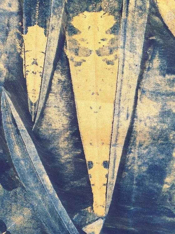 Jürgen Angeler - Blue Golden Jungle – Paintings & Drawings, Canvas (photo 14 of 22)