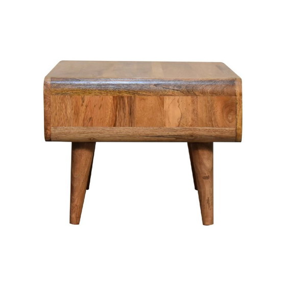 Image 1 of Mobile porta TV in legno massello di mango con effetto rovere.