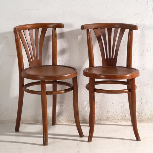 Antique chairs in Thonet style bentwood – Hungary, circa 1960 #7