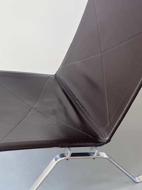 Image 1 of 2x PK22, Poul Kjaerholm in Zeldzaam Donkerbruin