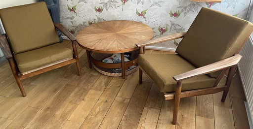 2x Smoking chairs vintage