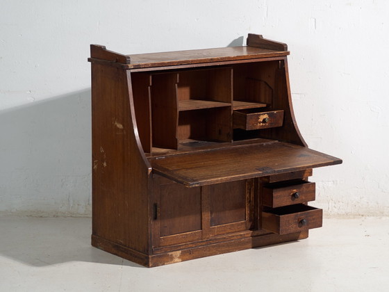 Ancien bureau japonais à abattant – Période Taishō, Japon, circa 1920 – Bureaux, Iron (photo 21 of 40)