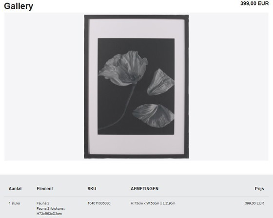 Image 1 of Boconcept - Fauna 2 Art Gallery