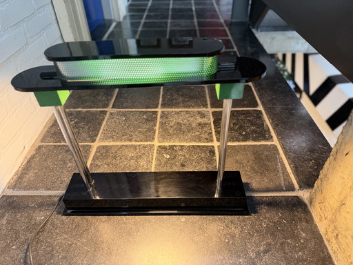 Artemide Pausania table lamp - designed by Ettore Sottsass in the 1980s