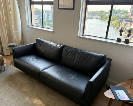 Image 1 of Montis Axel / Divano di design / 3 posti / Pelle / Nero